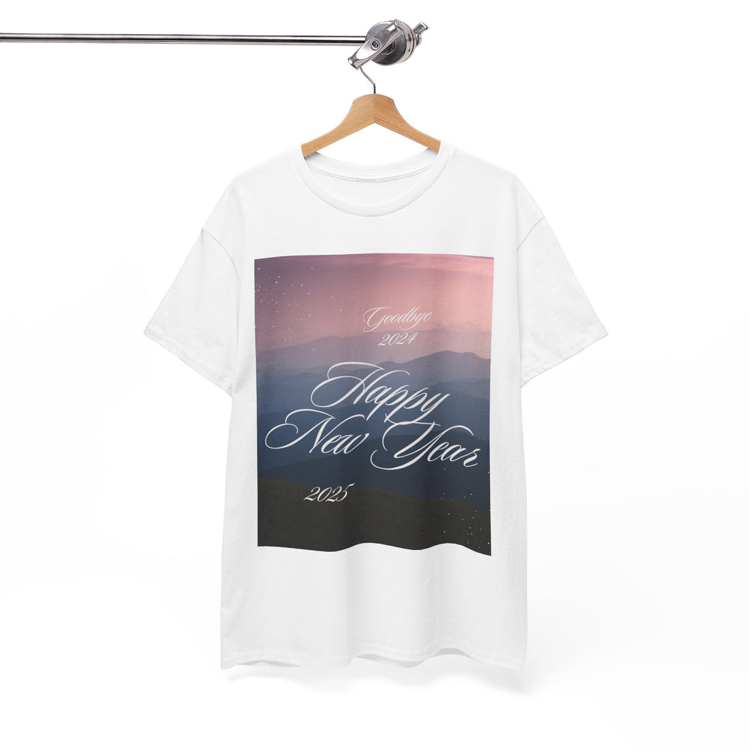 Goodbye 2024, Happy New Year 2025 T-shirt, Unisex, Christmas, 8 colors, 8 sizes