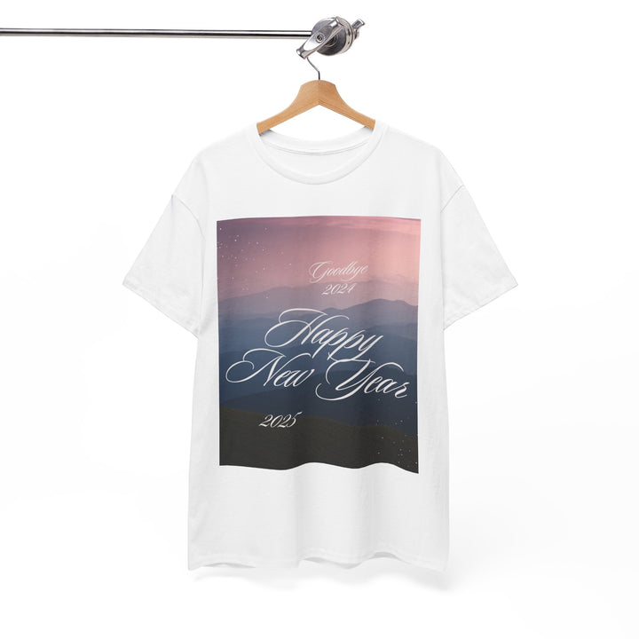 Goodbye 2024, Happy New Year 2025 T-shirt, Unisex, Christmas, 8 colors, 8 sizes