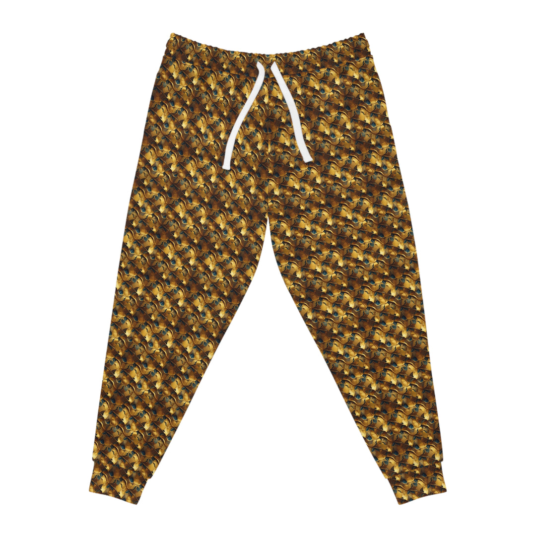 Gold Camo Unisex Athletic Joggers. 1 color, 6 sizes