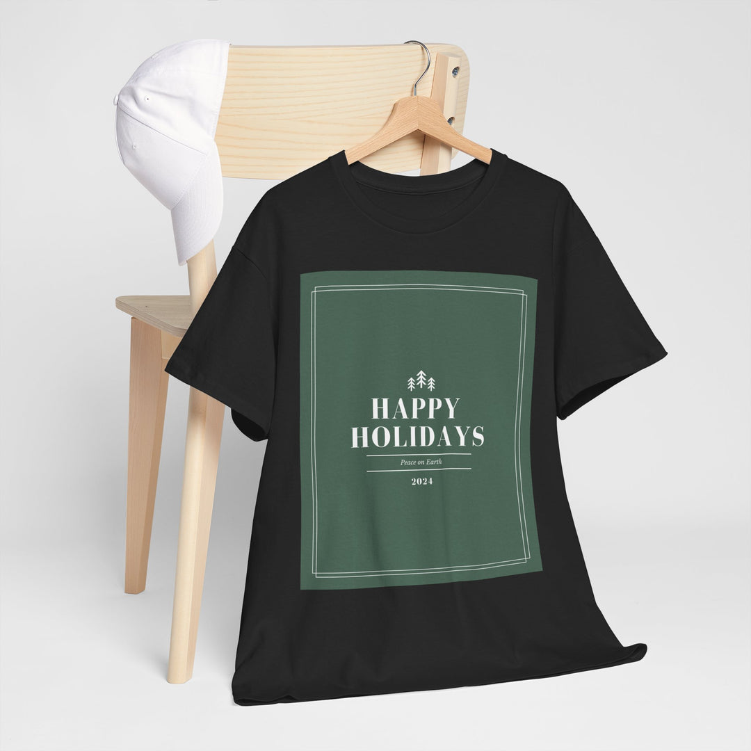 Happy Holidays T-shirt, Unisex, Christmas, 6 colors, 8 sizes