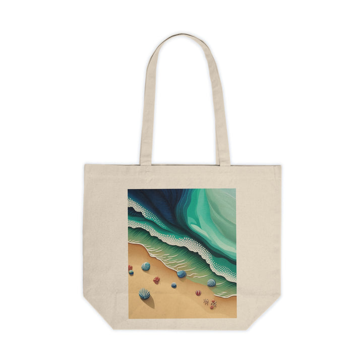 Sandy Canvas Beach Tote Bag - Perfect carry all for all your beach essentials, Bagmasters tote bag, Eco-Friendly, Durable, and Stylish, Sixe:18 x 15, priced to sell