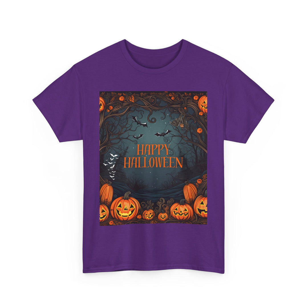 Happy Halloween T-shirt, halloween, Colorful, unisex, 6 colors, 8 sizes