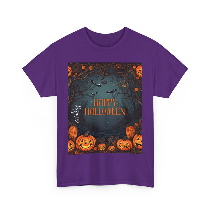 Happy Halloween T-shirt, halloween, Colorful, unisex, 6 colors, 8 sizes