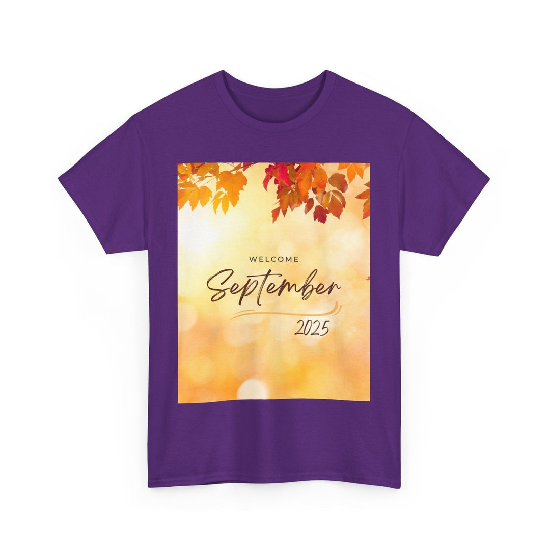 Hello Month of September 2025 T-shirt changing seasons