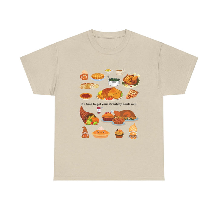 Thanksgiving Stretchy Pants T-shirt,