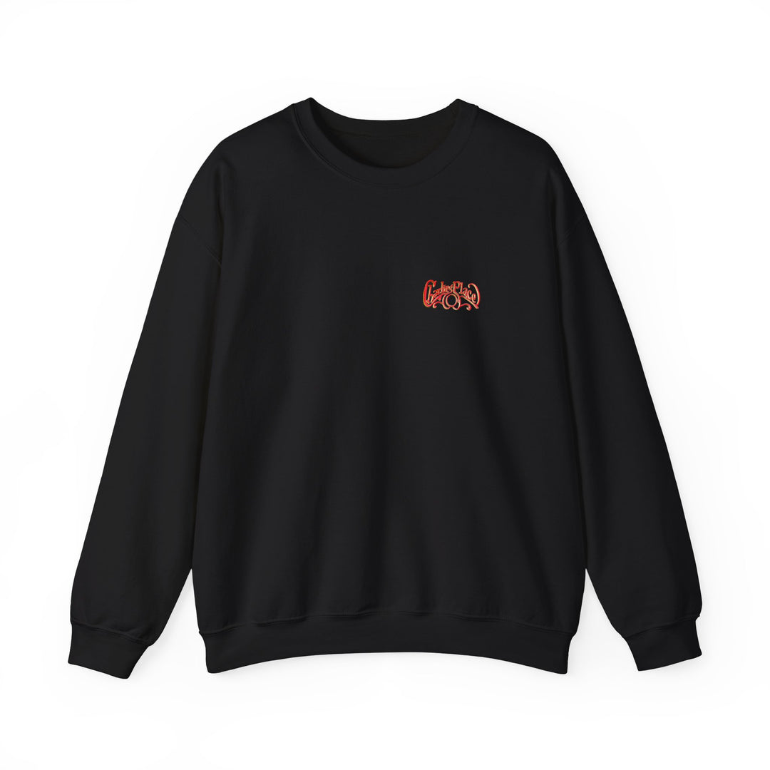 Charlie's Place Work Sweatshirt, Crewneck, two-sided (front & back), heavy weight, available in 6 colors, 6 sizes