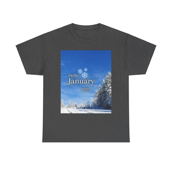 Hello Month of January 2025 T-shirt changing seasons