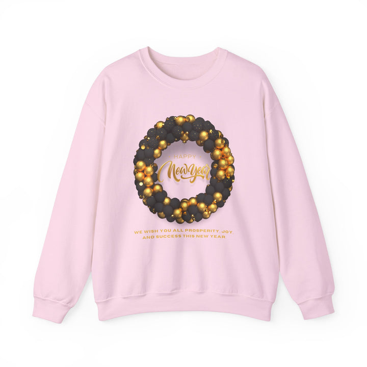 Black & Gold Wreath Sweatshirt, Crewneck, unique