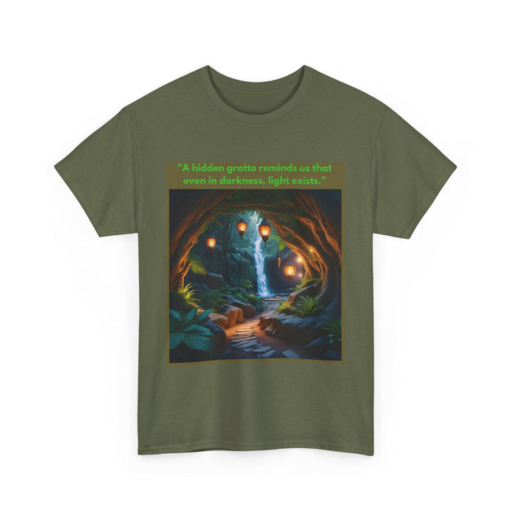 Hidden Grotto T-shirt cozy unique colorful Bring light