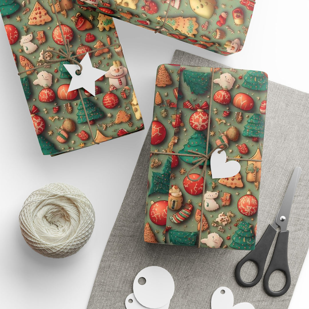 Christmas Wrapping Paper, Mate or Glossy