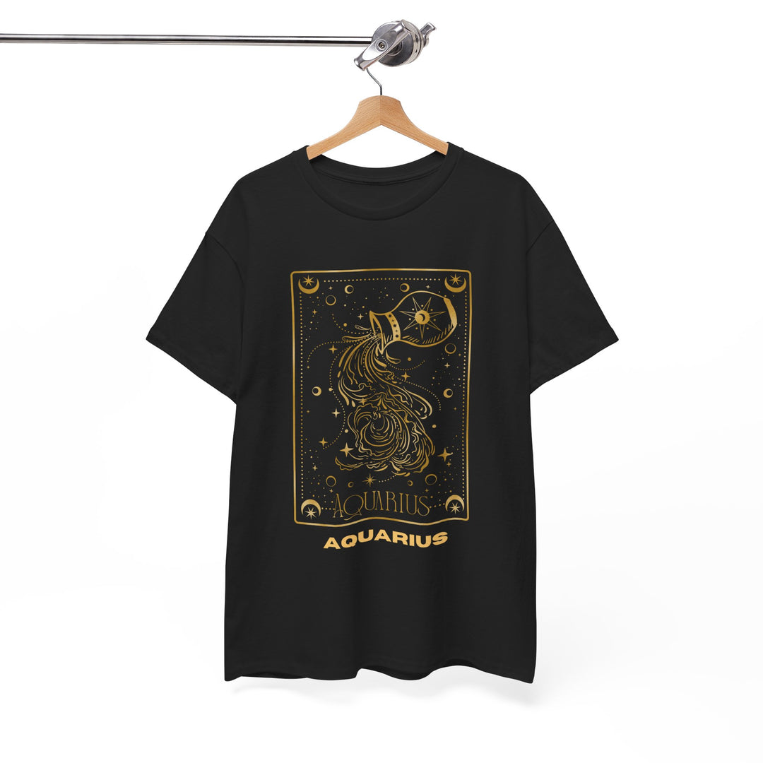 Zodiac Aquarius T-shirt, Zodiac signs, Colorful, unisex, 4 colors, 8 sizes