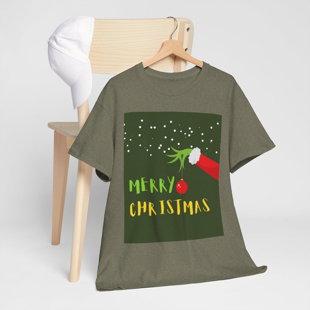 Grinch's Christmas Greeting T-shirt, Unisex, 5 colors, 8 sizes