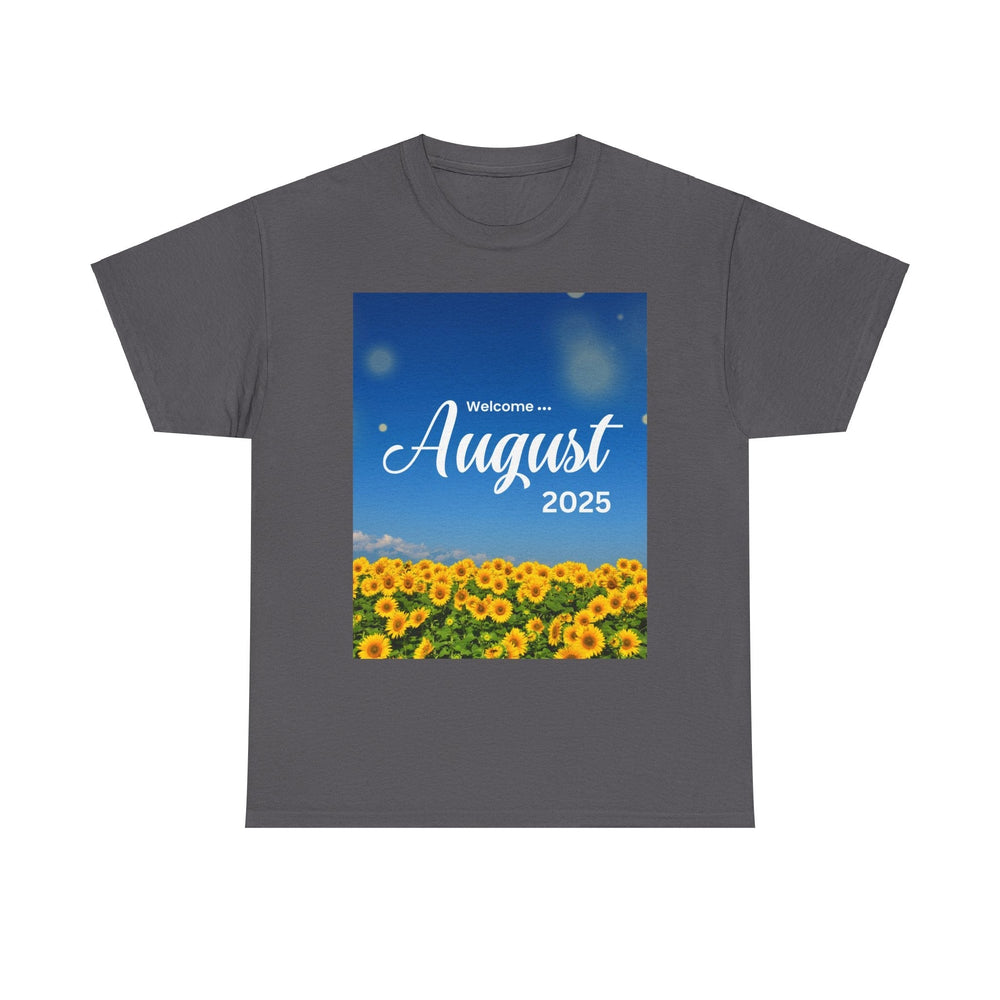 Hello Month of August 2025 T-shirt changing seasons