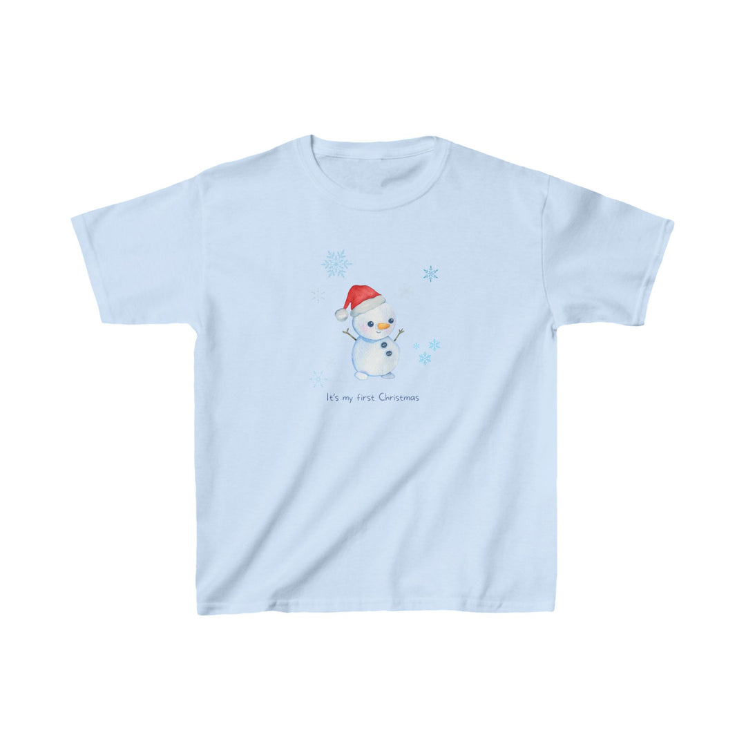 First Christmas Kids Heavy Cotton™ Tee, 6 colors, 5 sizes