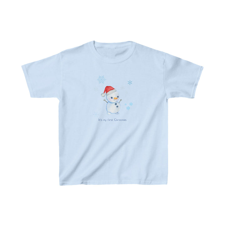 First Christmas Kids Heavy Cotton™ Tee, 6 colors, 5 sizes