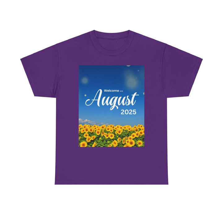 Hello Month of August 2025 T-shirt changing seasons
