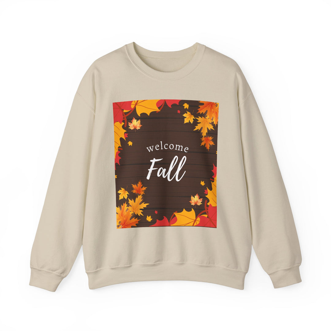 Fall Sweatshirt, Crewneck, unique, heavy weight, available in 5 colors and 6 sizes