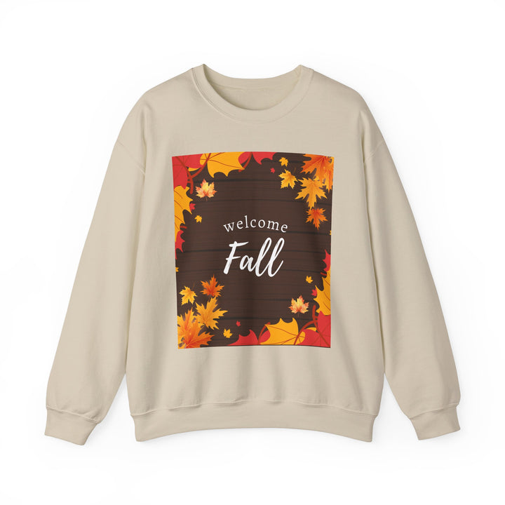 Fall Sweatshirt, Crewneck, unique, heavy weight, available in 5 colors and 6 sizes