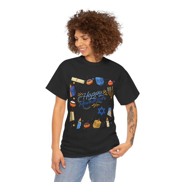 Happy Hanukkah T-shirt, Unisex, Christmas , 6 colors, 8 sizes