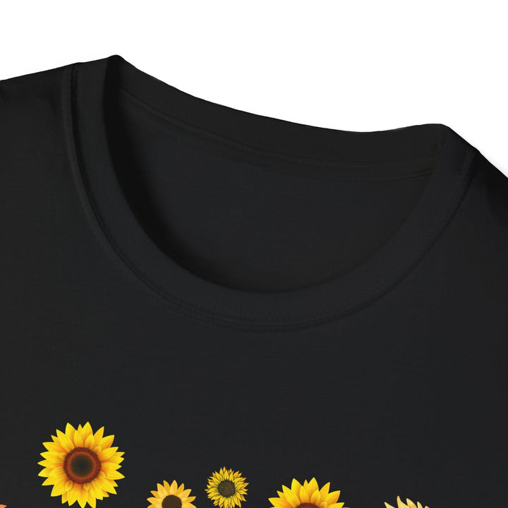 Sunflower Vibes T-Shirt 70s throwback Sunflowers VW bug unisex