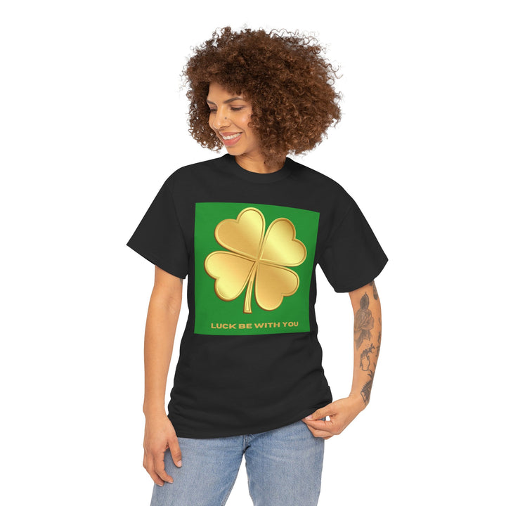 Lucky Four Leaf Clover T-shirt, Unisex, 4 colors, 8 sizes