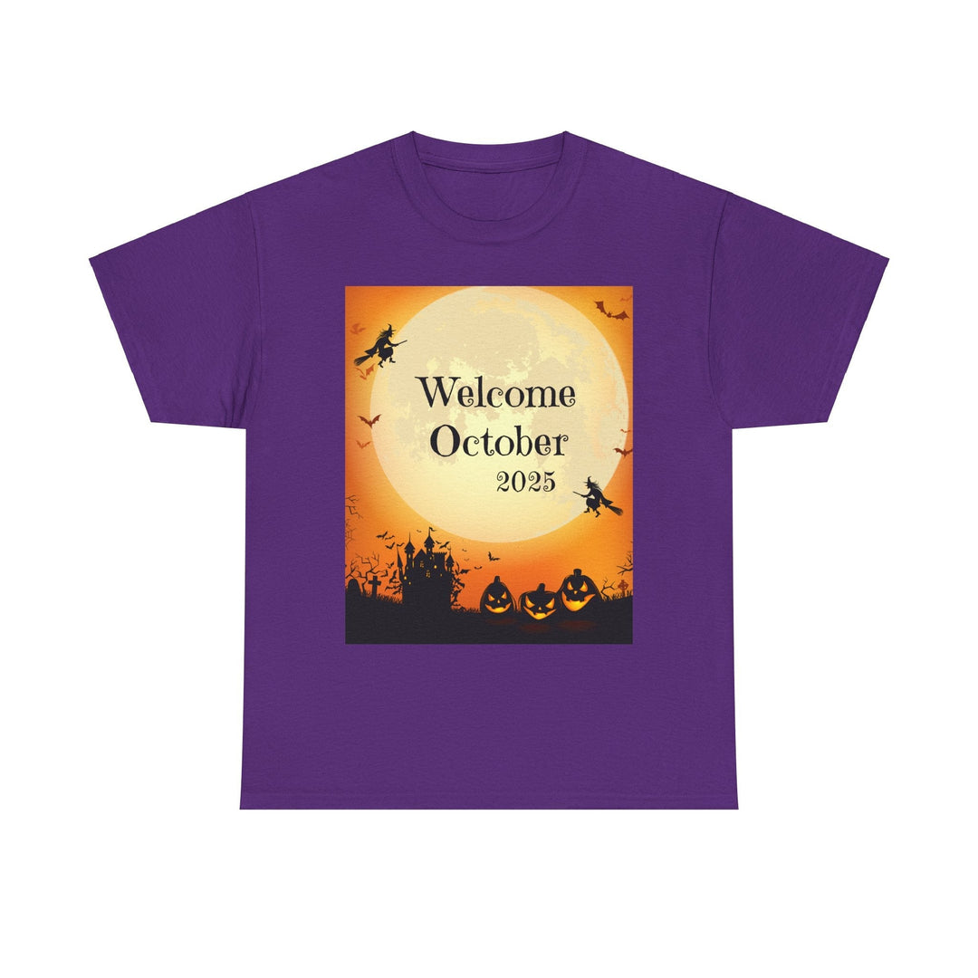 Hello Month of October 2025 T-shirt changing seasons