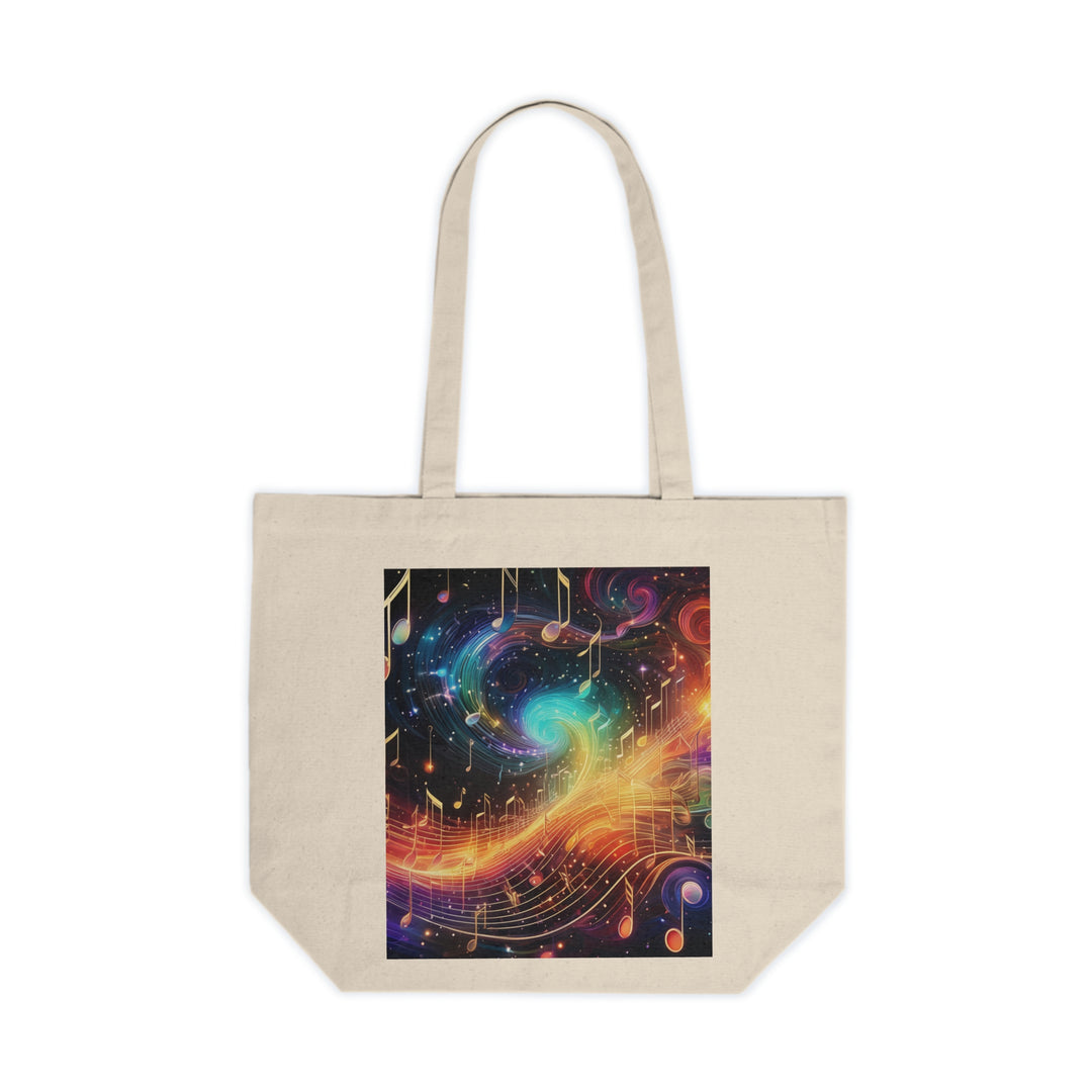 Music Notes Canvas Shopping Bag - Perfect for carrying all for all your shopping purchases, Bagmasters tote bag, Eco-Friendly, Durable, and Stylish, Sixe:18 x 15, priced to sell