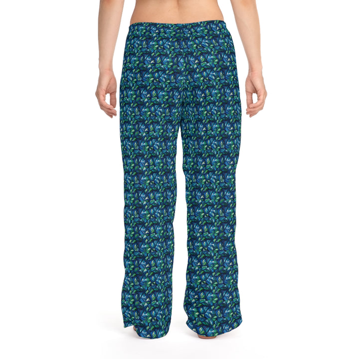 Green Blue Women's Pajama Pants