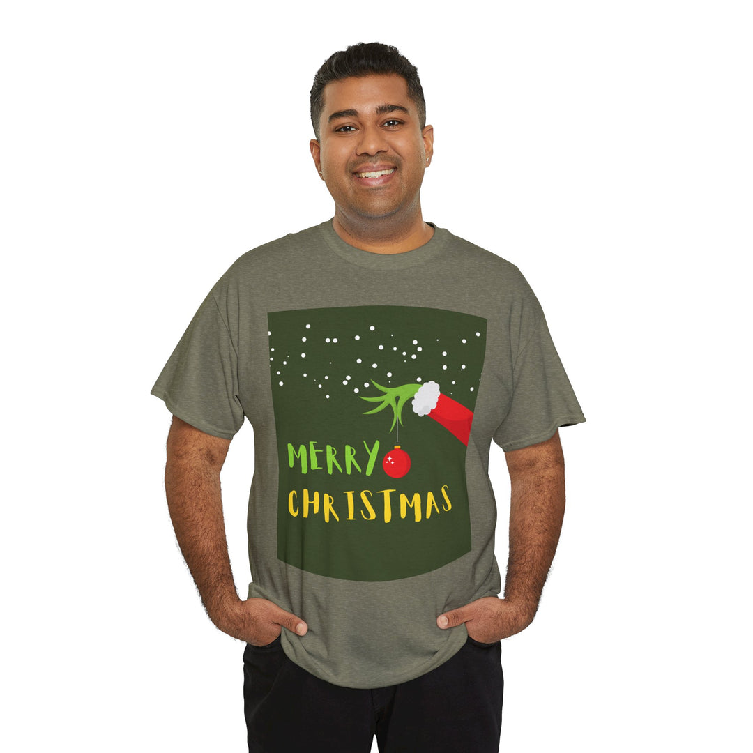 Grinch's Christmas Greeting T-shirt, Unisex, 5 colors, 8 sizes