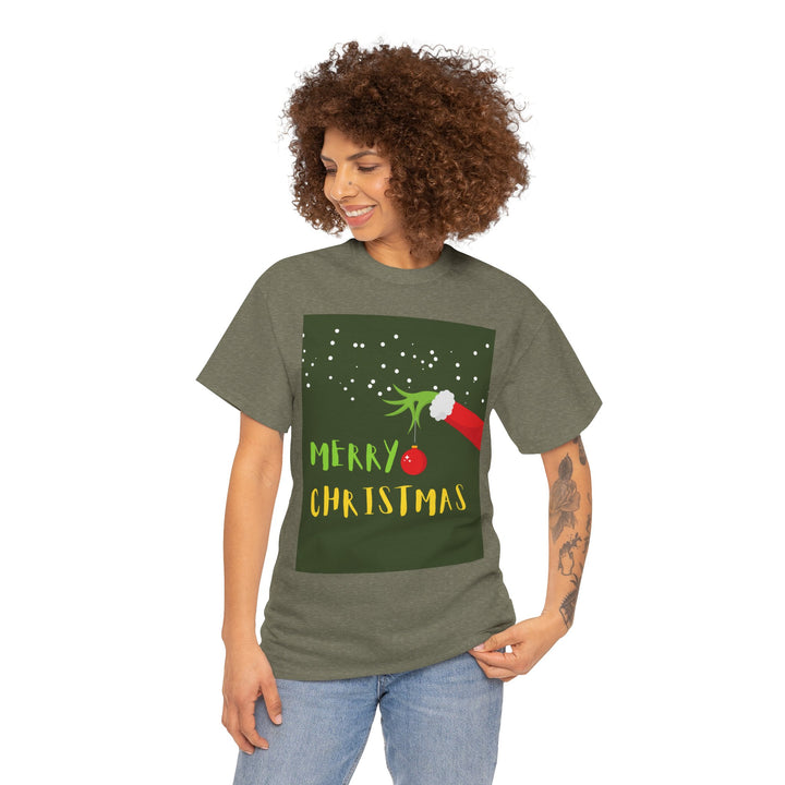 Grinch's Christmas Greeting T-shirt, Unisex, 5 colors, 8 sizes