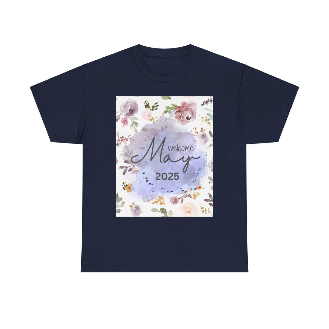Hello Month of May 2025 T-shirt Spring Colorful