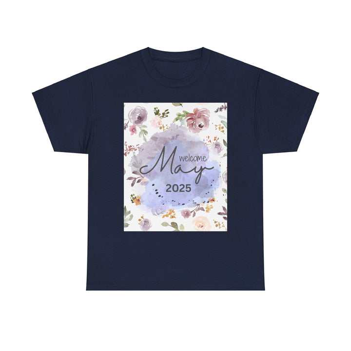 Hello Month of May 2025 T-shirt Spring Colorful