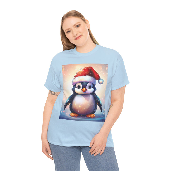Cute Penguin T-shirt, Unisex, Christmas, 6 colors, 8 sizes