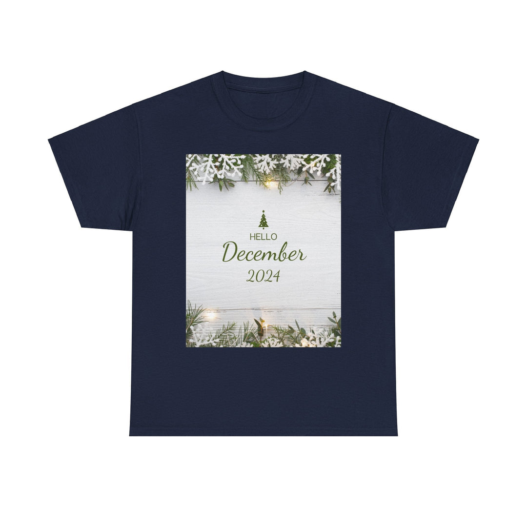 Hello Month of December T-shirt changing seasons