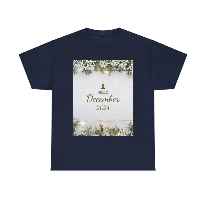 Hello Month of December T-shirt changing seasons