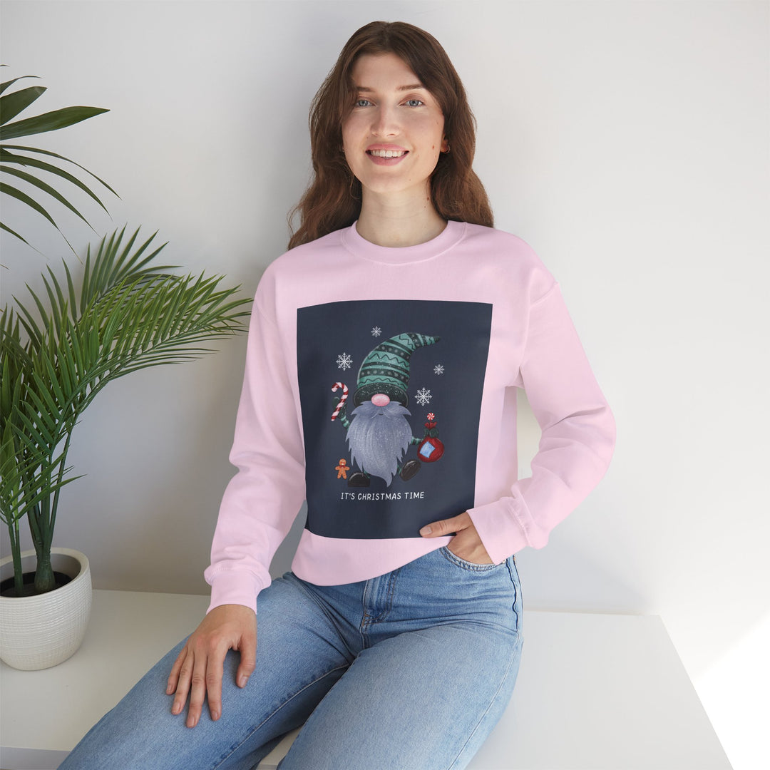 Christmas Knome Sweatshirt, Crewneck, unique, heavy weight, available in 6 colors and 6 sizes