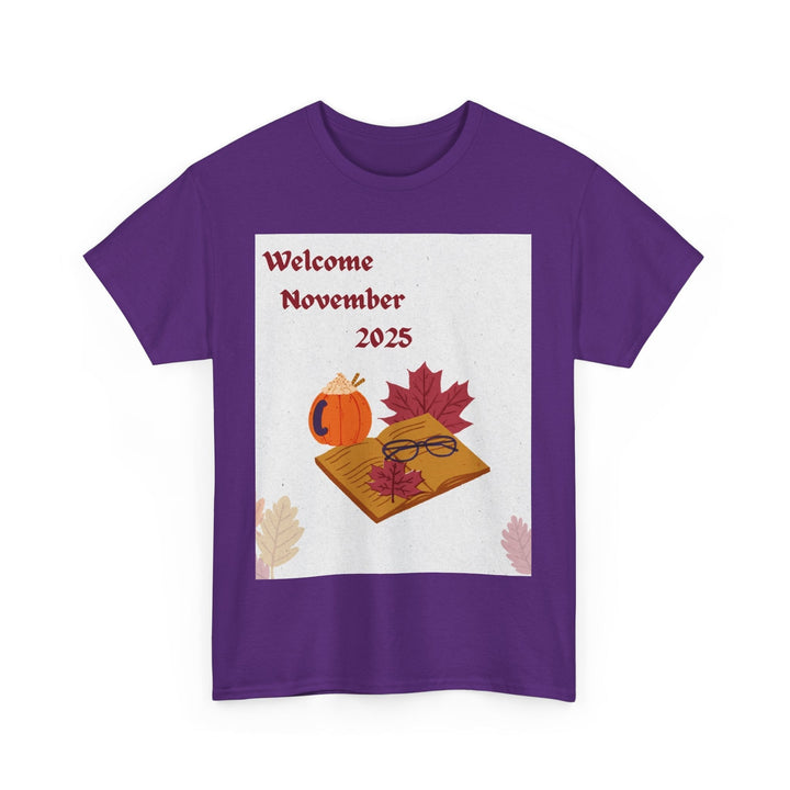 Hello Month of November 2025 T-shirt changing seasons