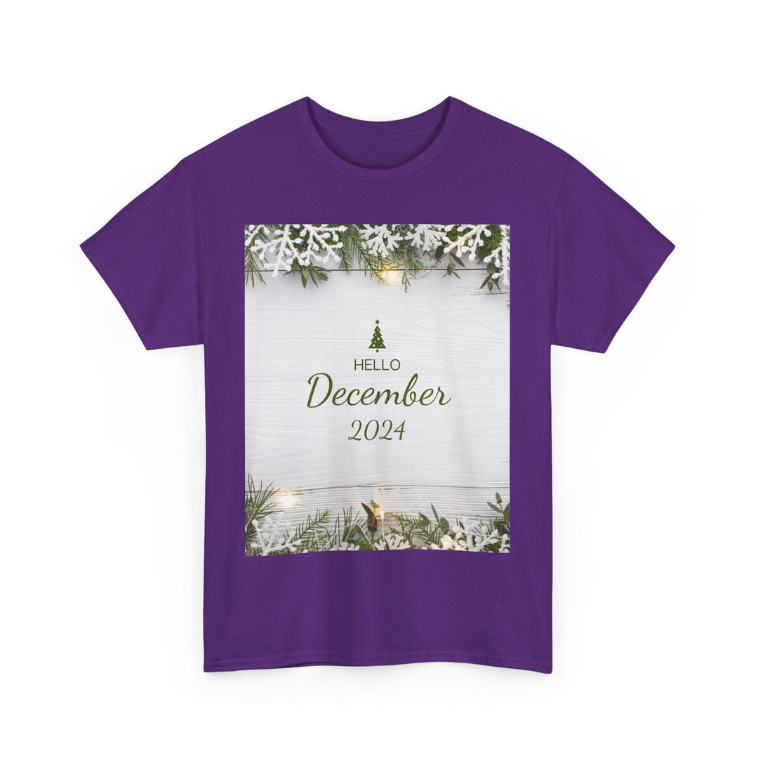Hello Month of December T-shirt changing seasons
