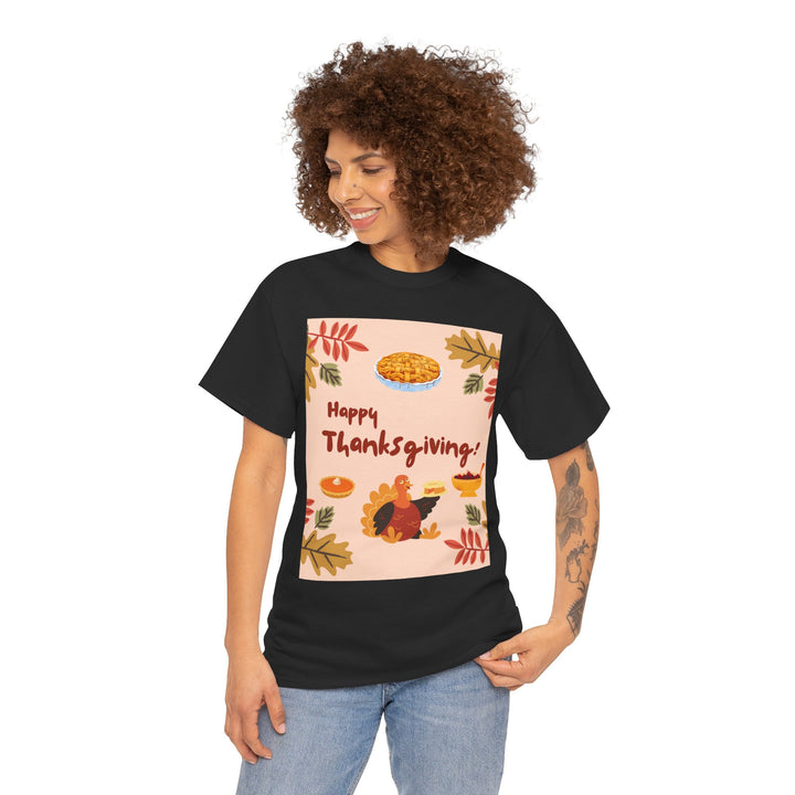 Thanksgiving turkey T-shirt, Thanksgiving, Colorful, unisex, 4 colors, 8 sizes