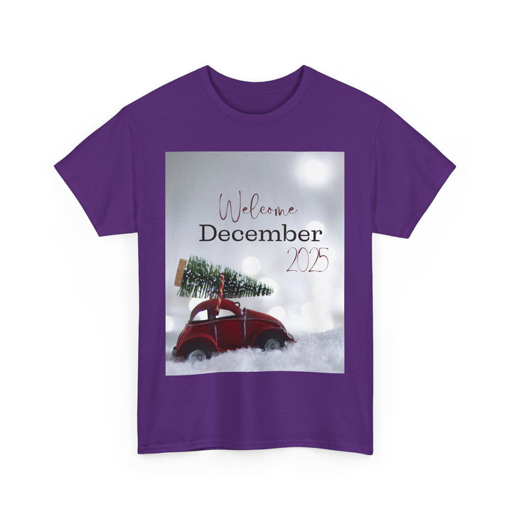 Hello Month of December 2025 T-shirt changing seasons