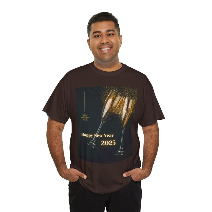 Happy New Year 2025 T-shirt, Unisex, Christmas, 8 colors, 8 sizes