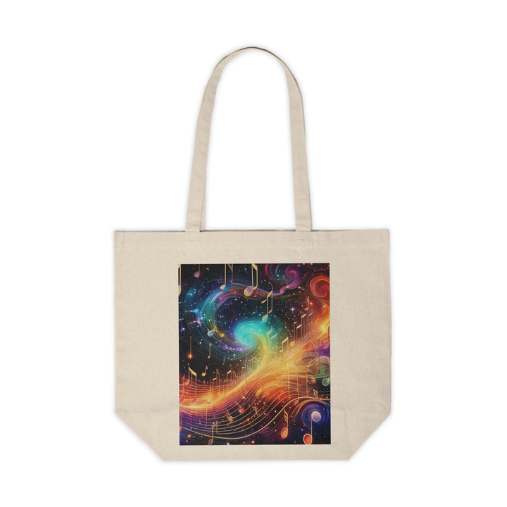 Music Notes Canvas Shopping Bag - Perfect for carrying all for all your shopping purchases, Bagmasters tote bag, Eco-Friendly, Durable, and Stylish, Sixe:18 x 15, priced to sell