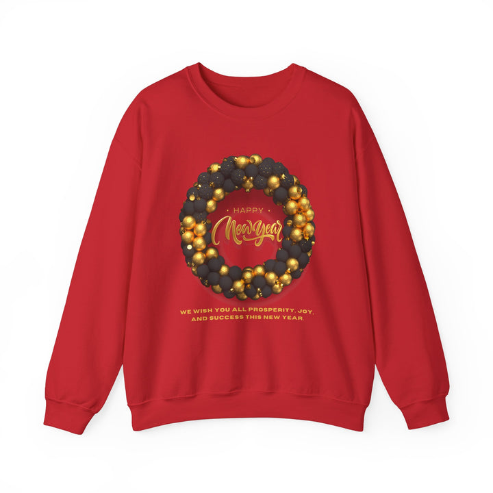 Black & Gold Wreath Sweatshirt, Crewneck, unique