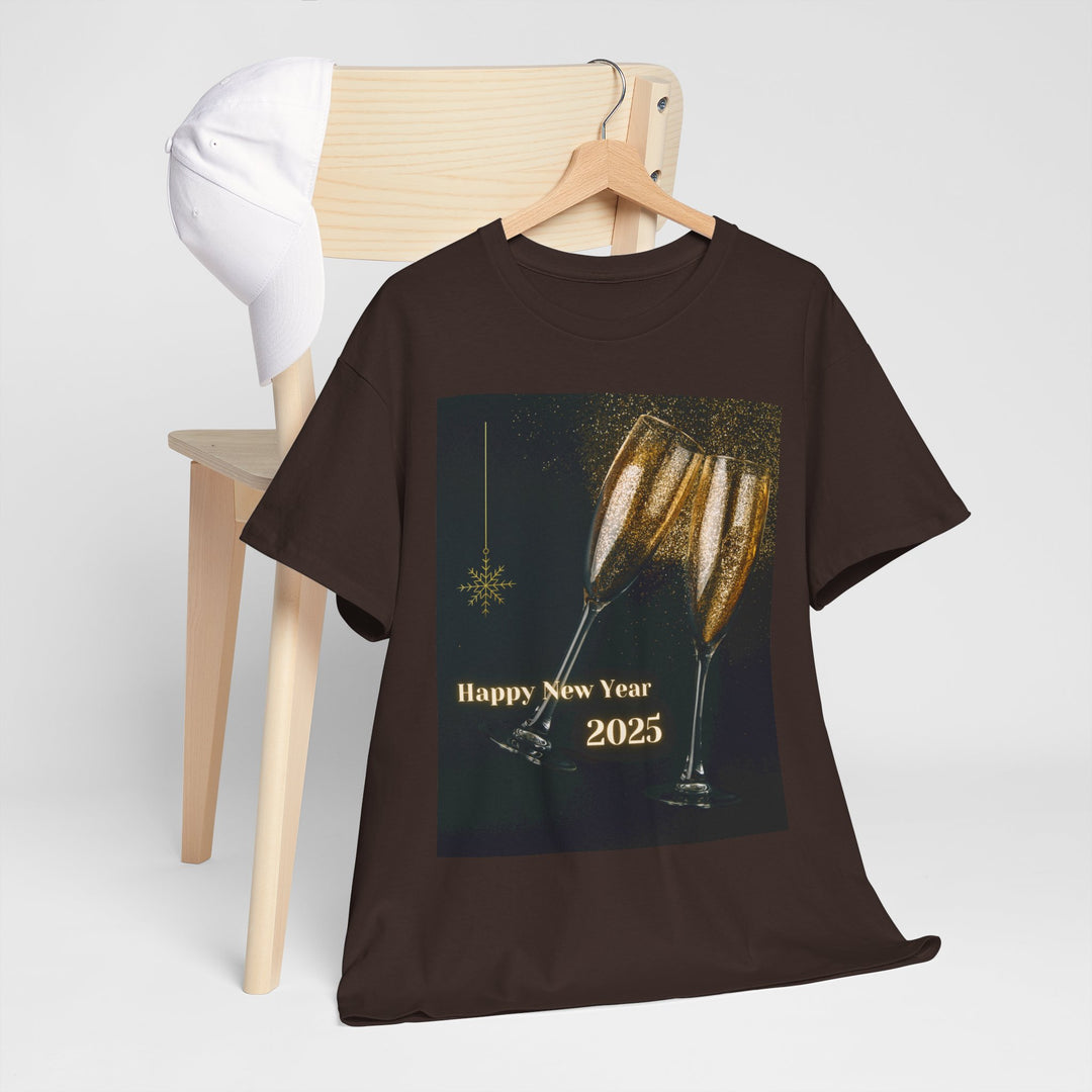 Happy New Year 2025 T-shirt, Unisex, Christmas, 8 colors, 8 sizes