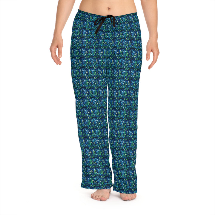 Green Blue Women's Pajama Pants