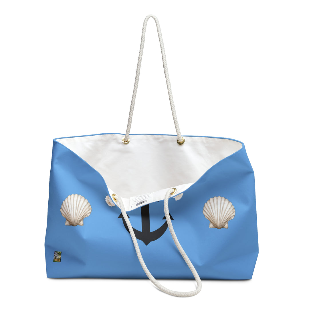 Blue 'Anchors Away' Summer Beach Bag - "Capture the Magic of Summer: a Beach Bag That Bring Back Memories of a day in the sun"
