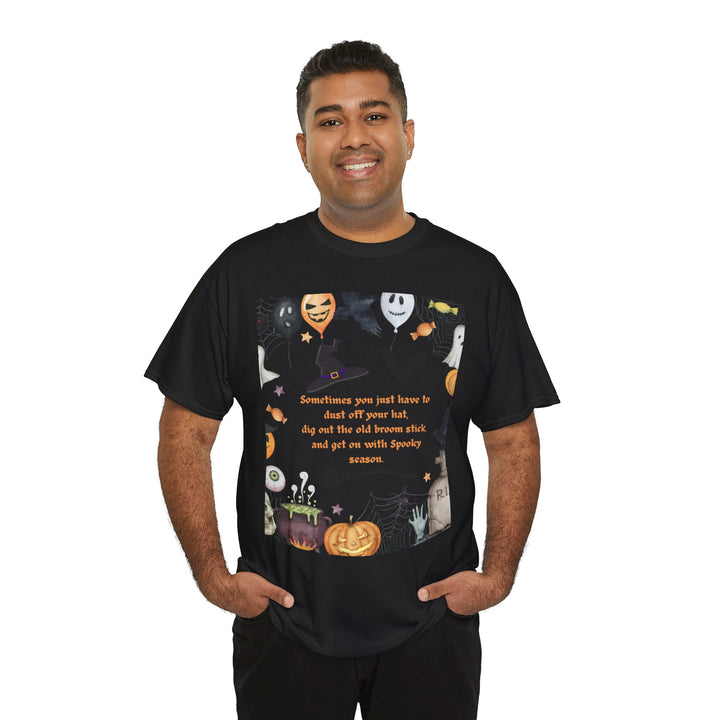 Witch's Hat Spooky Season T-shirt, Colorful, unisex, 4 colors, 8 sizes
