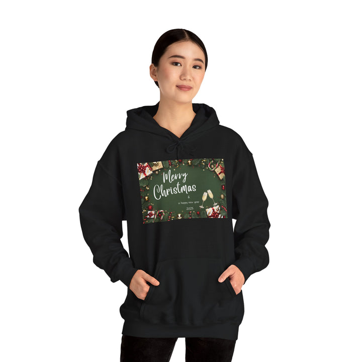 Merry Christmas Hooded Sweatshirt, 6 colors, 6 sizes, TicTok, Unisex