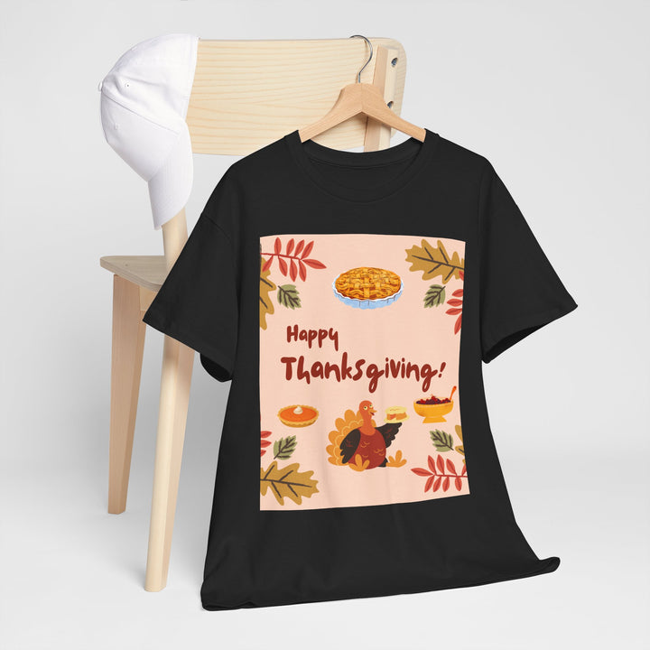 Thanksgiving turkey T-shirt, Thanksgiving, Colorful, unisex, 4 colors, 8 sizes