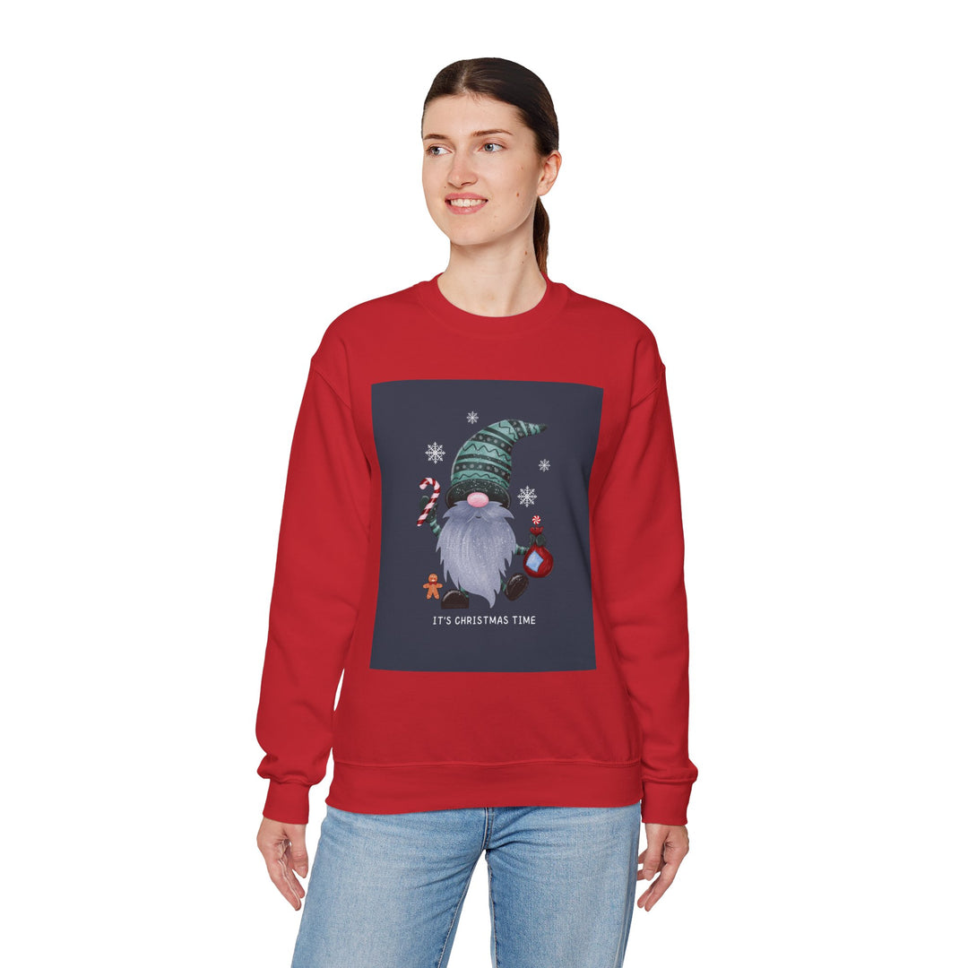 Christmas Knome Sweatshirt, Crewneck, unique, heavy weight, available in 6 colors and 6 sizes